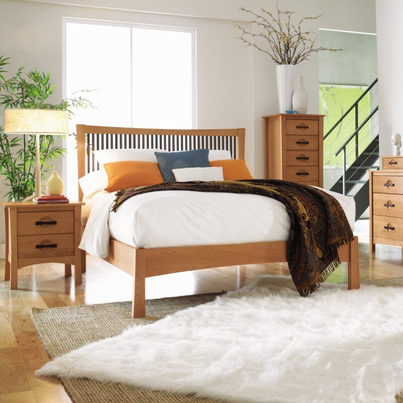 Cherry Platform Bed