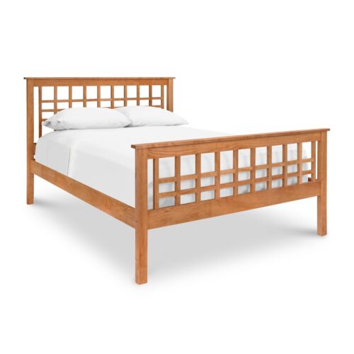 Modern Craftsman High Footboard Bed