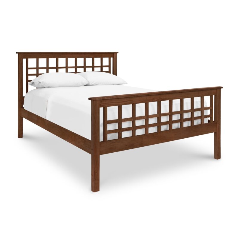 Modern Craftsman High Footboard Bed