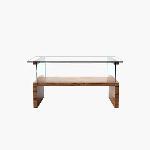 Brown Glass Coffee Table