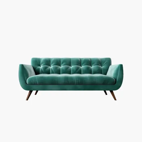 Tufted leg sofa