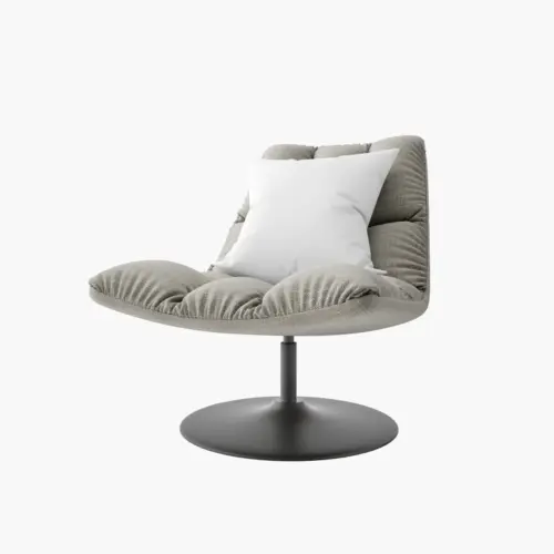 Bar Velvet Swivel Accent Chair